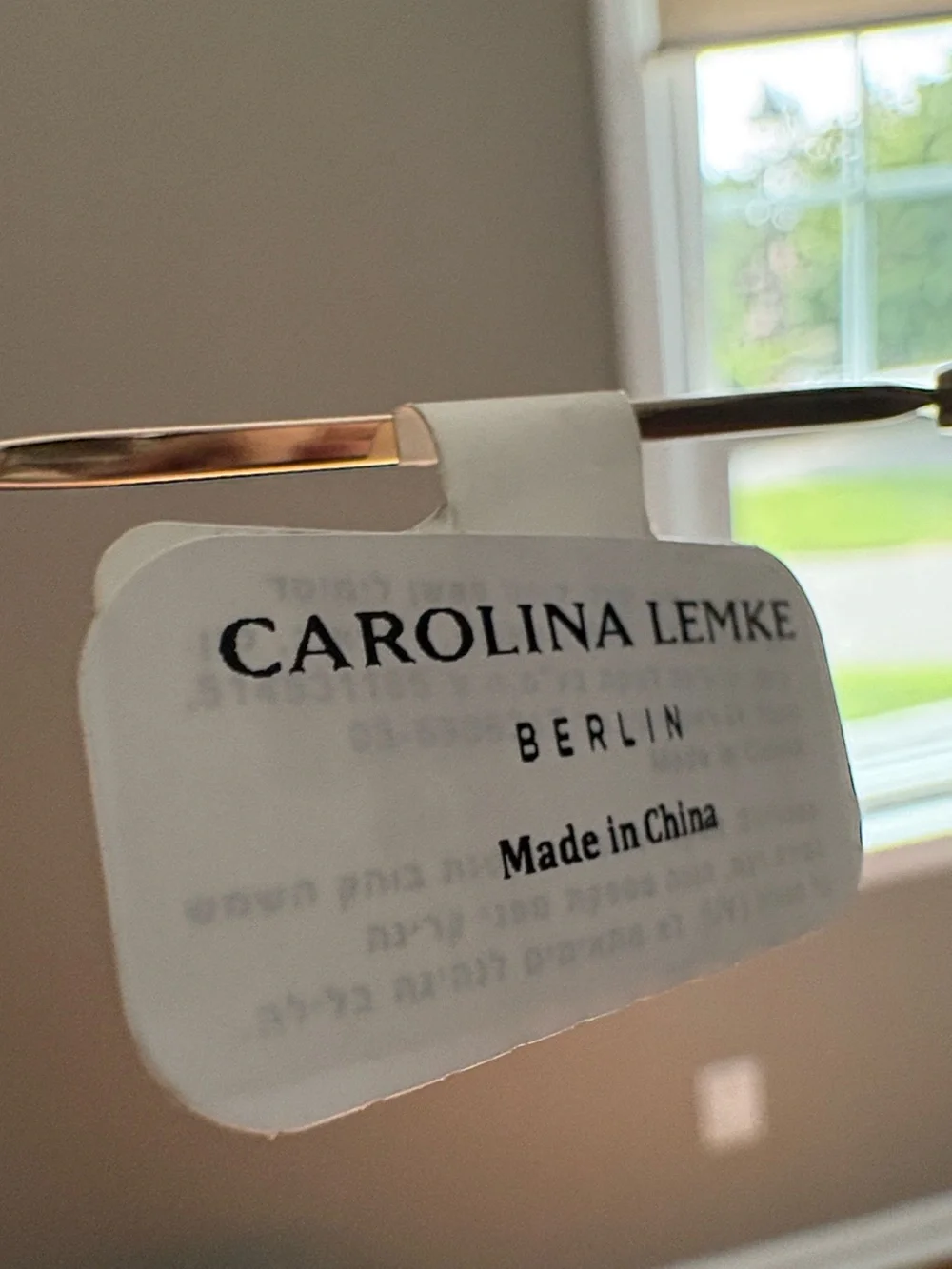 Carolina Lemke stylish sunglasses